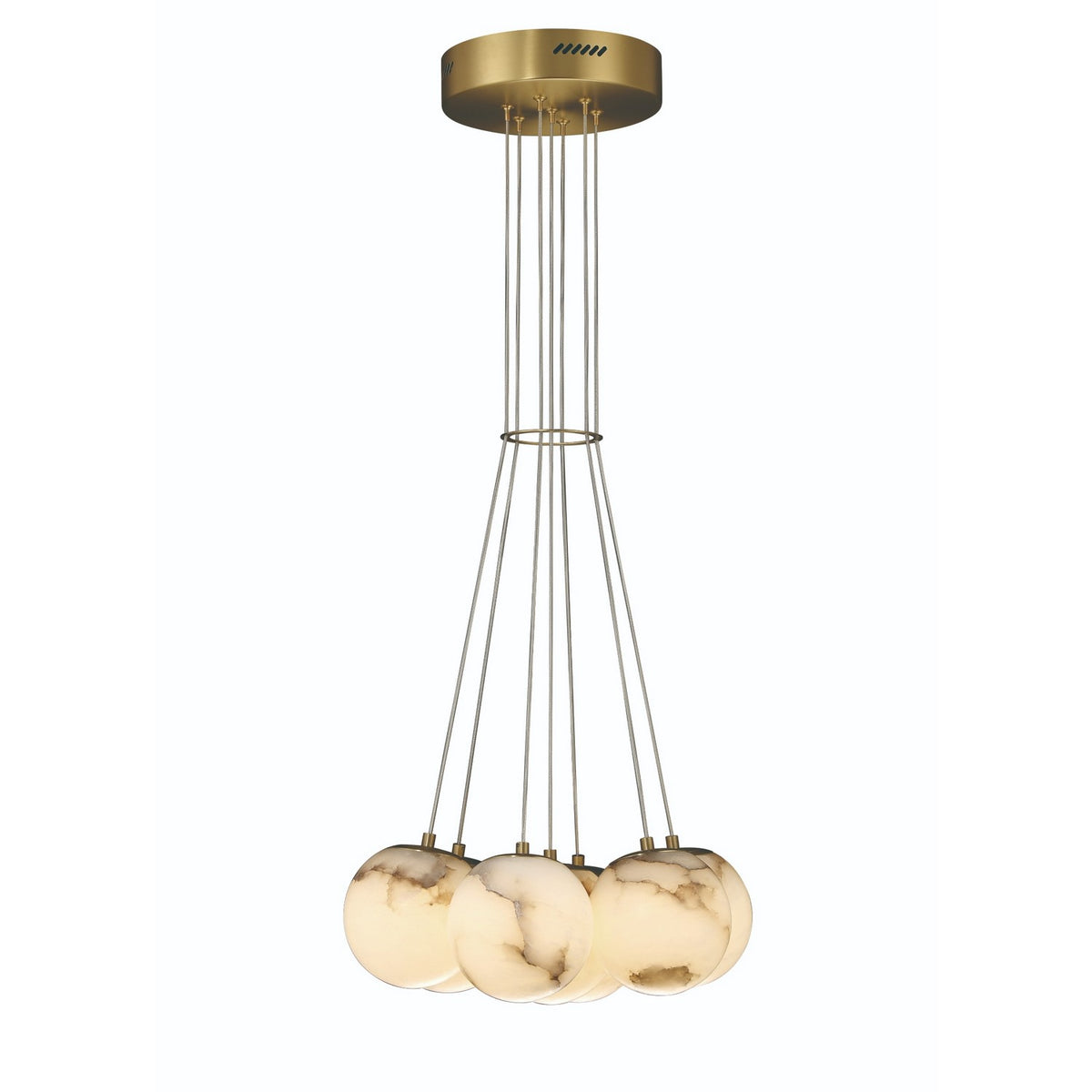 Kepler LED Chandelier in Gold