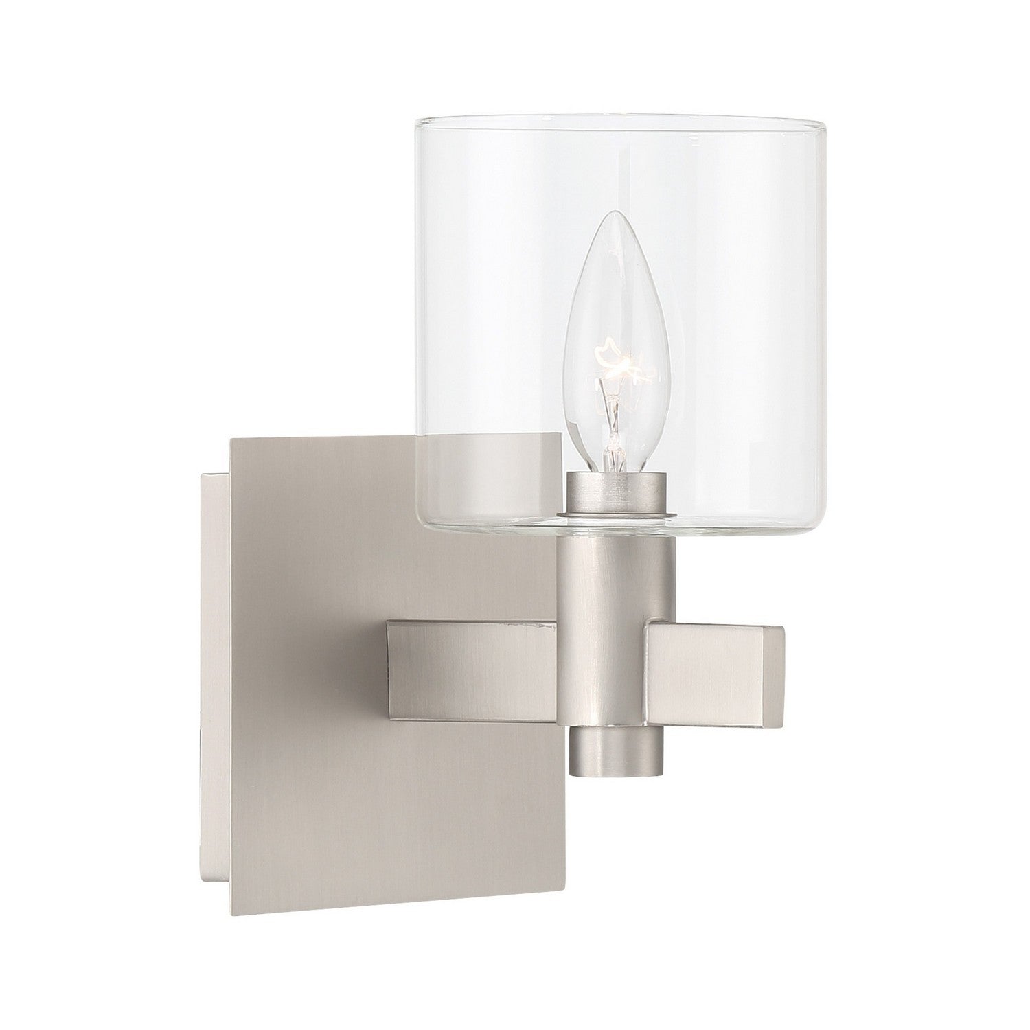 DECATO -WSC-9IN-SN-CL in Satin Nickel