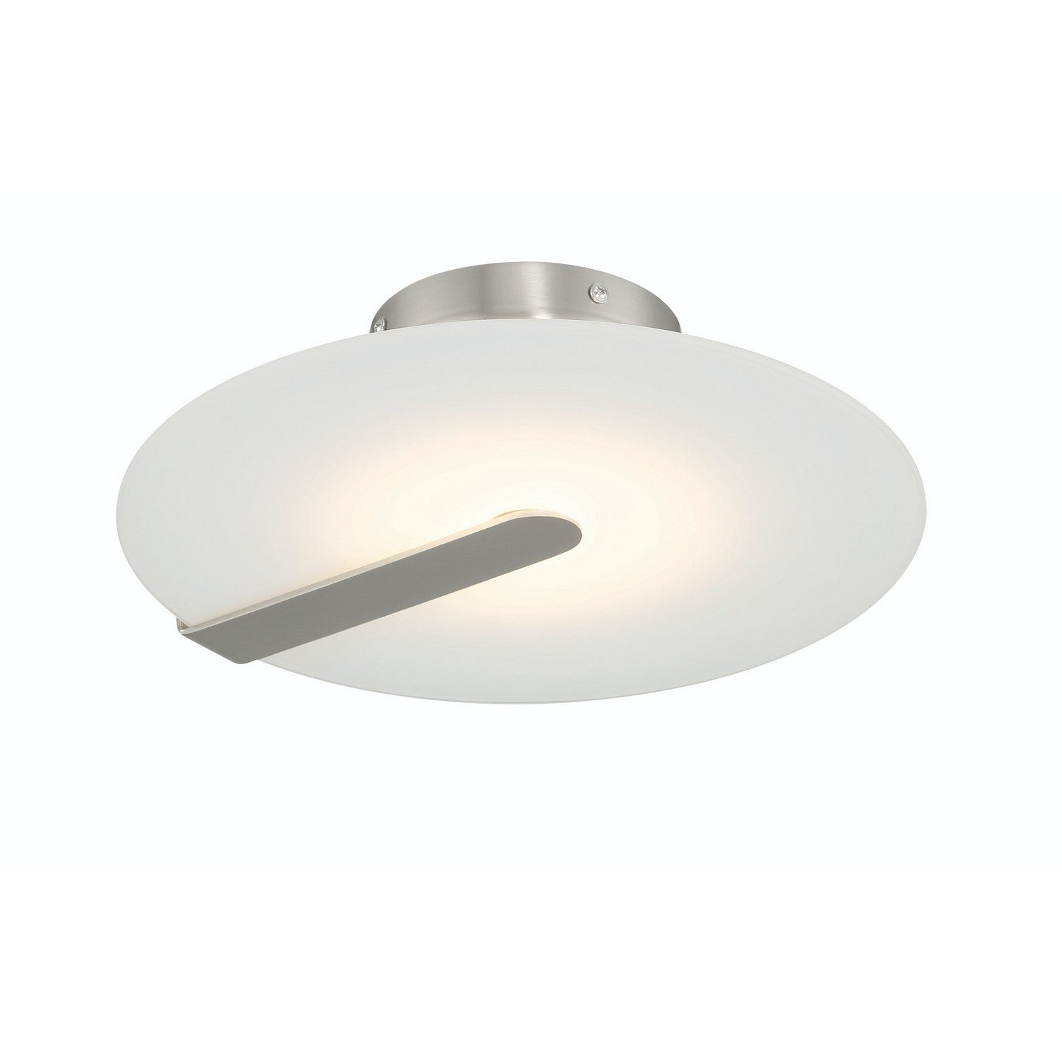 NUVOLA -FM-12IN-SN in Satin Nickel
