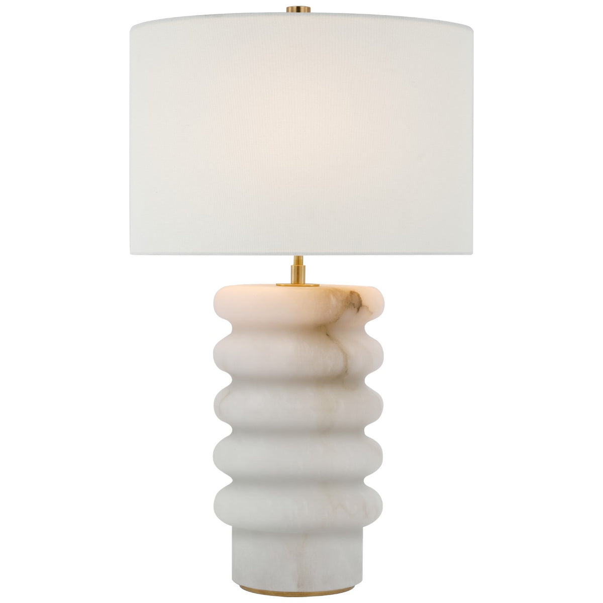 Onda LED Table Lamp in Alabaster