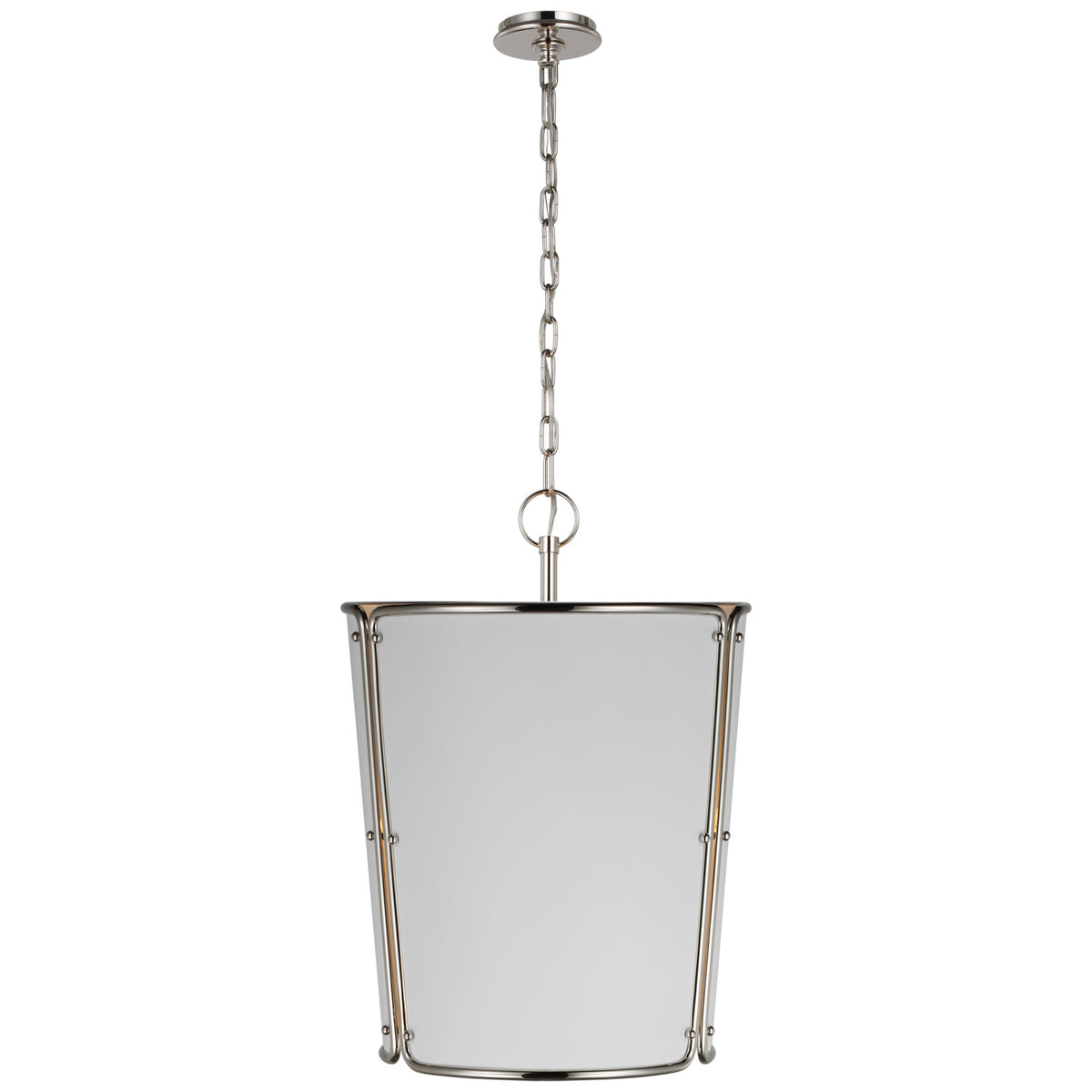 Hastings Three Light Pendant in Polished Nickel