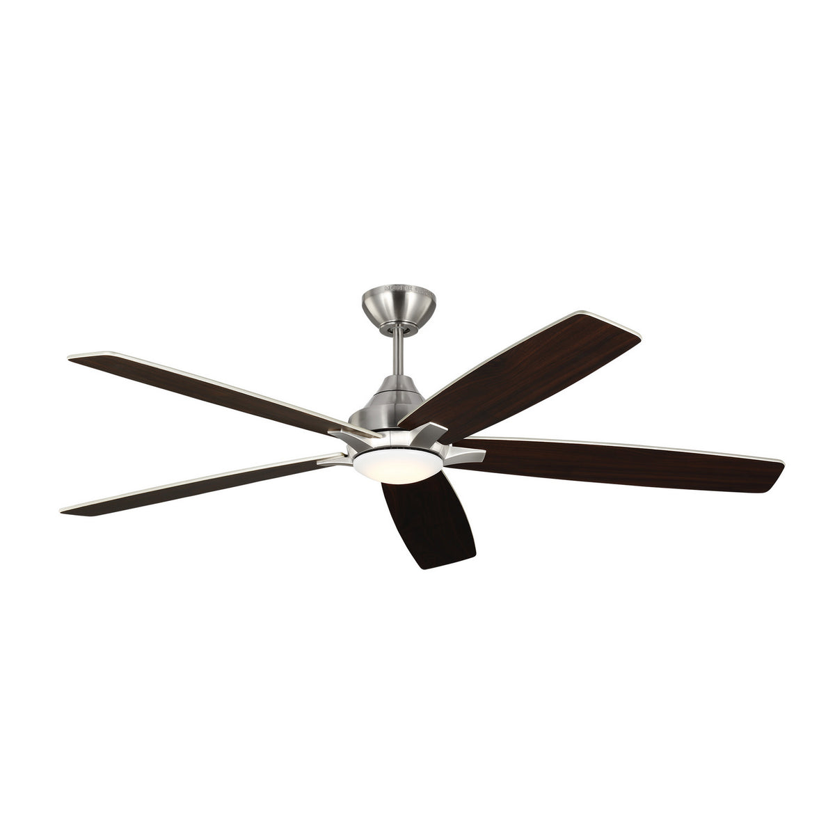 Lowden 60" Ceiling Fan in Brushed Steel