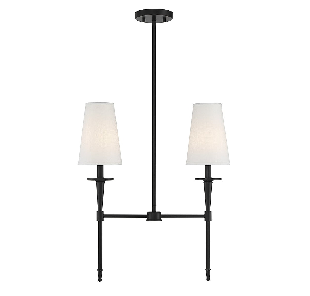Trundle Two Light Linear Chandelier
