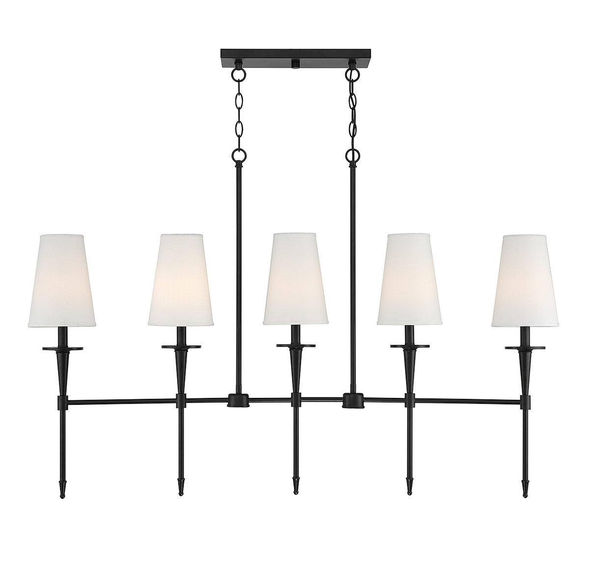 Trundle Five Light Linear Chandelier