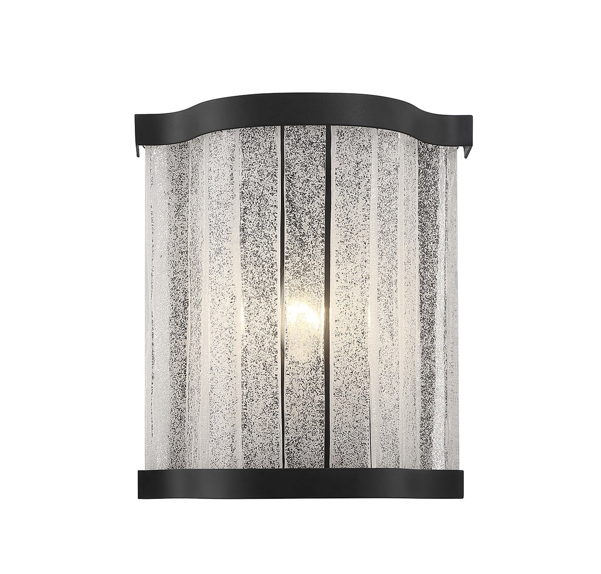 Parkside One Light Wall Sconce in Matte Black