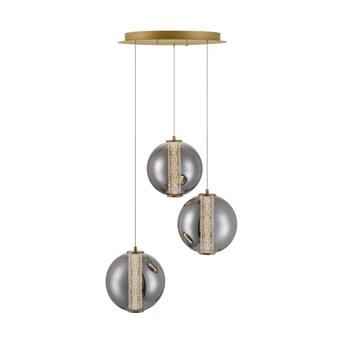 ATOMO -CHD-3LT-21IN-GD-SK in Gold