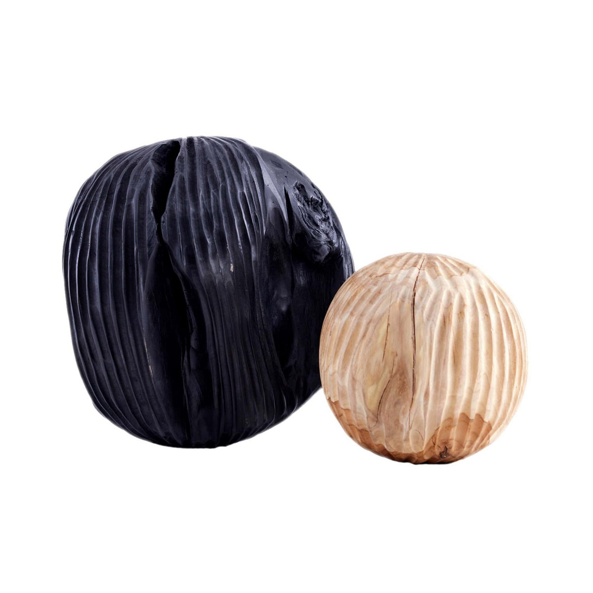Uberto Sculpture, Set of 2 in Ebony