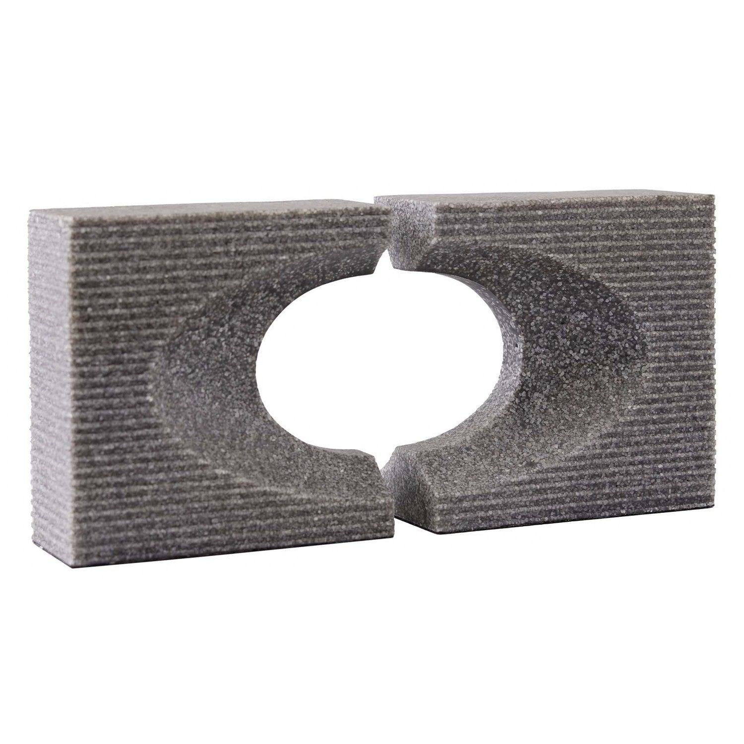 Wolcott Bookends, Set of 2 in Graphite