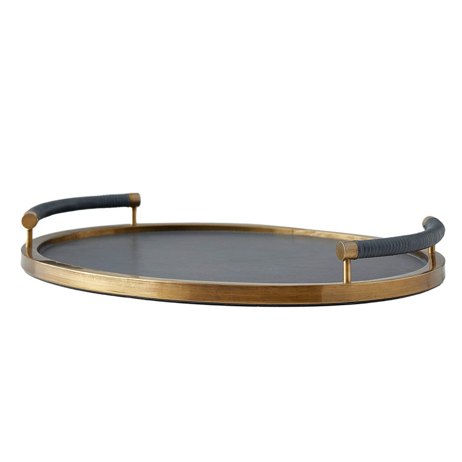 Tallulah Tray in Antique Brass