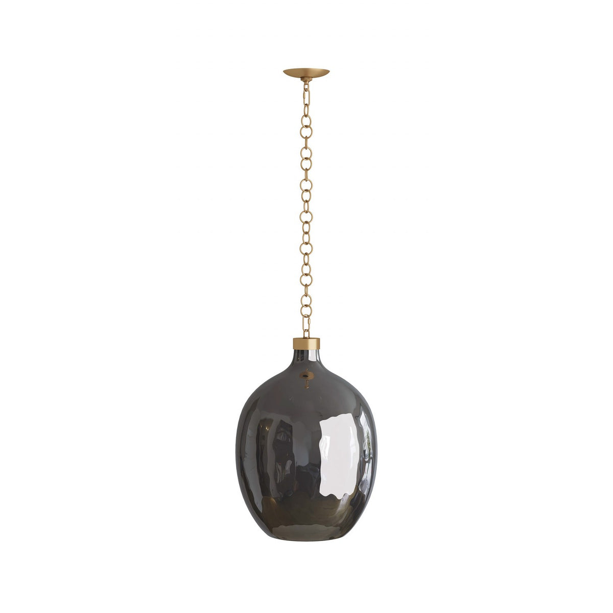 Trost One Light Pendant in Flint Luster