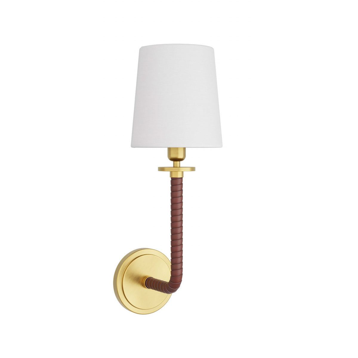 Wayman One Light Wall Sconce in Antique Brass