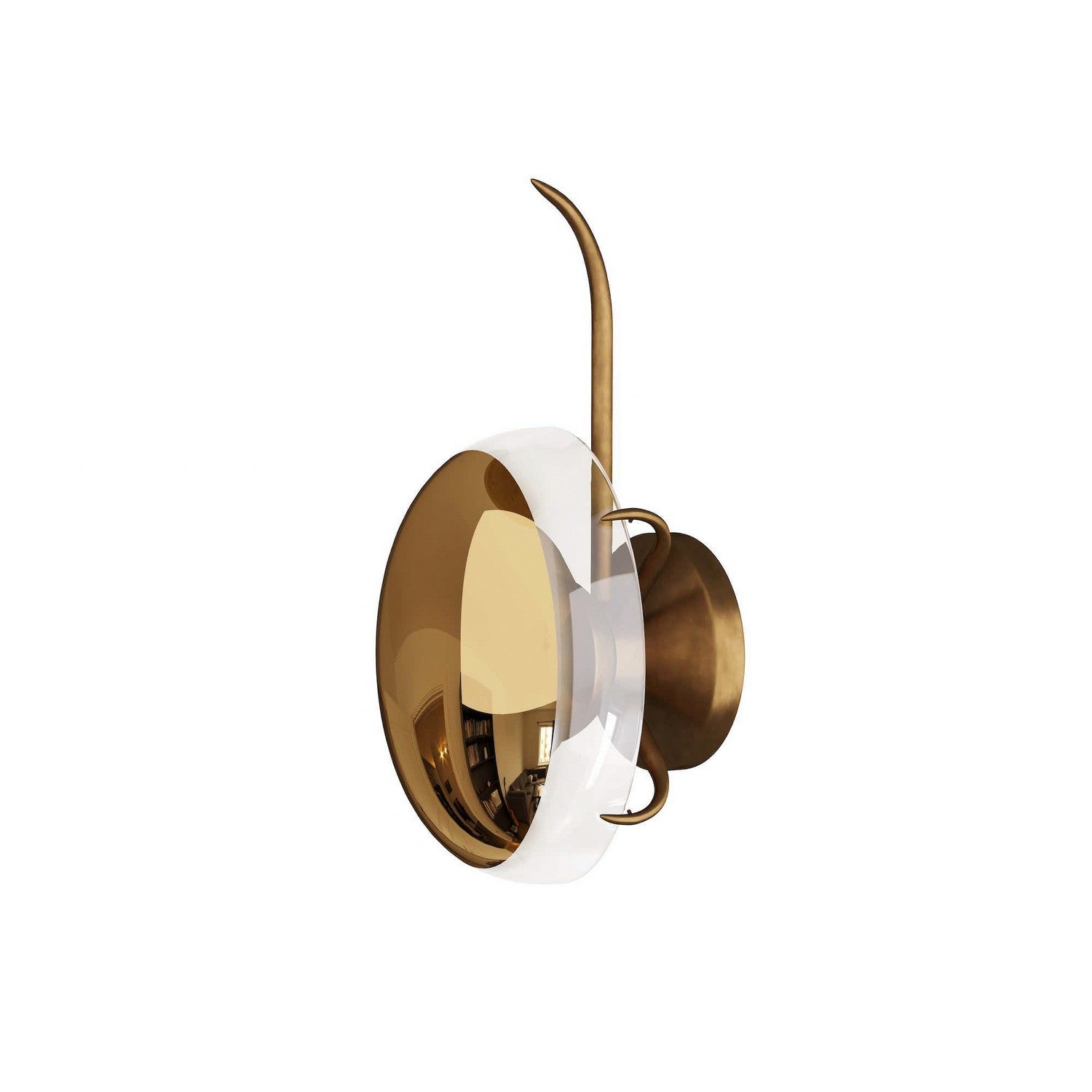 Corona One Light Wall Sconce in Gold Ombre