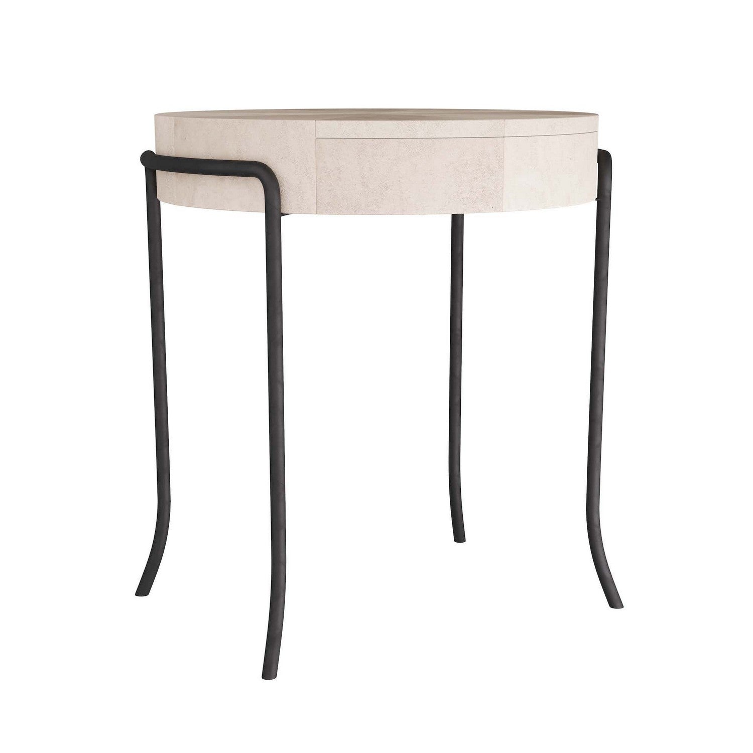 Mosquito End Table in Ivory
