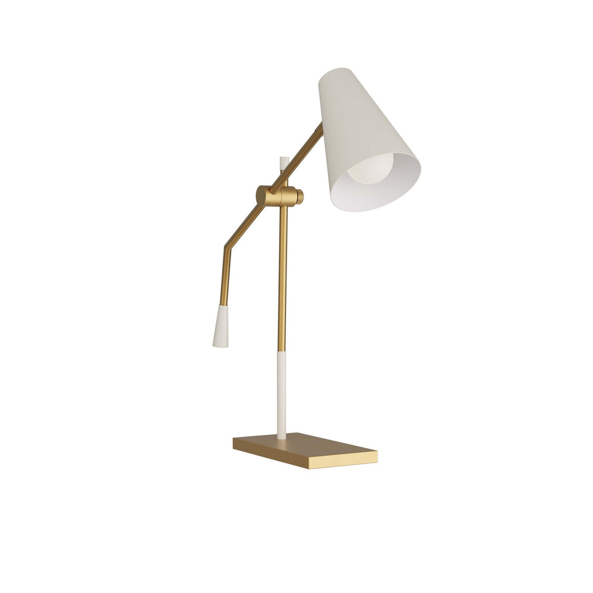 Wayne One Light Table Lamp in Antique Brass