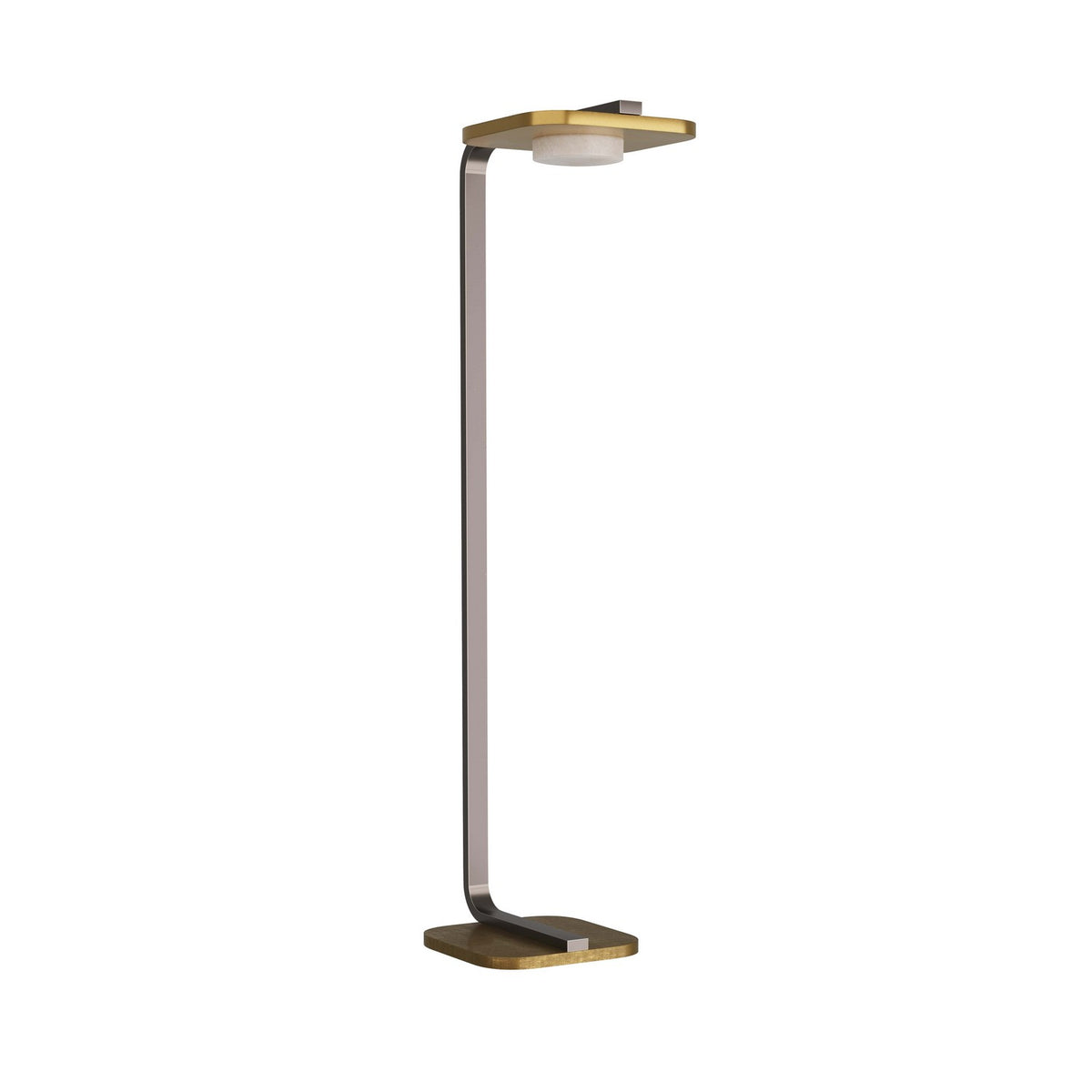 Lampadaire LED Trebeck en laiton antique