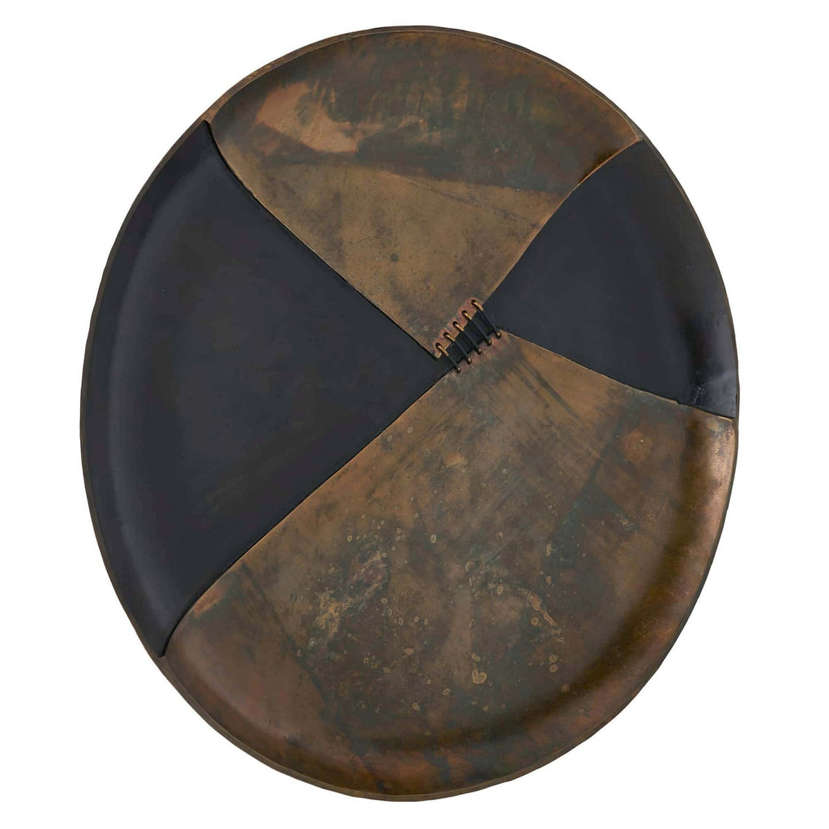 Virgil Wall Plaque in Antique Brass