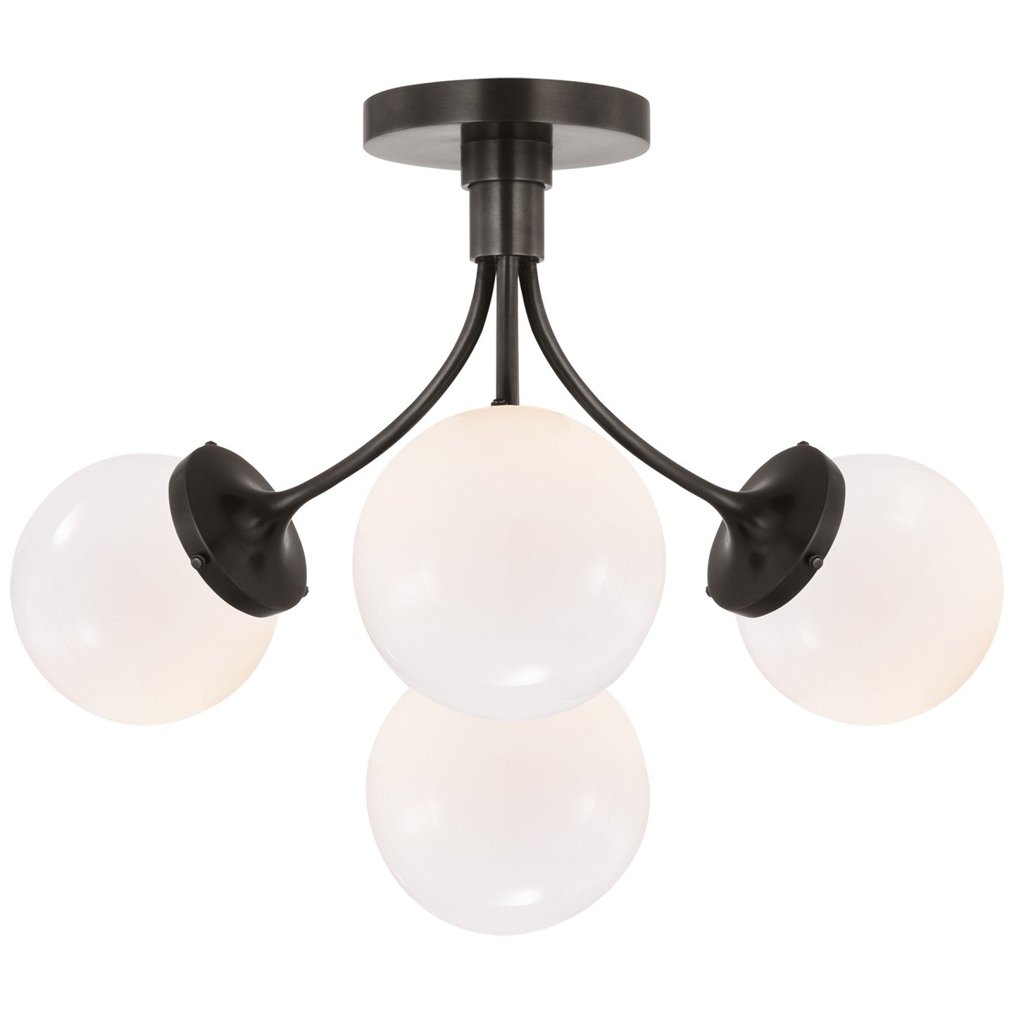 Prescott Four Light Semi-Flush Mount