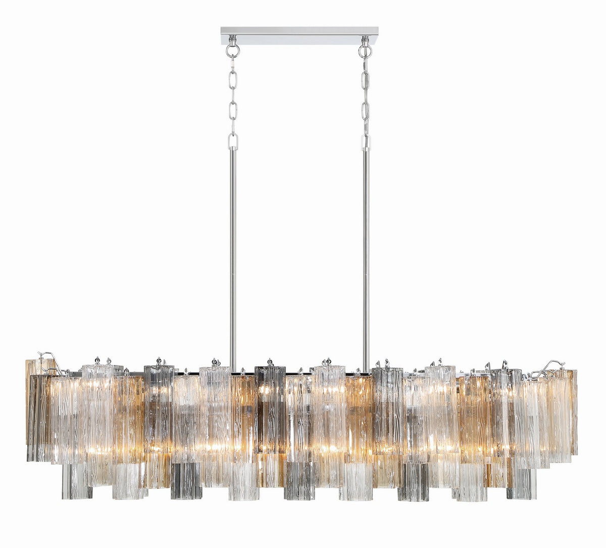 Addis 14 Light Chandelier in Polished Chrome