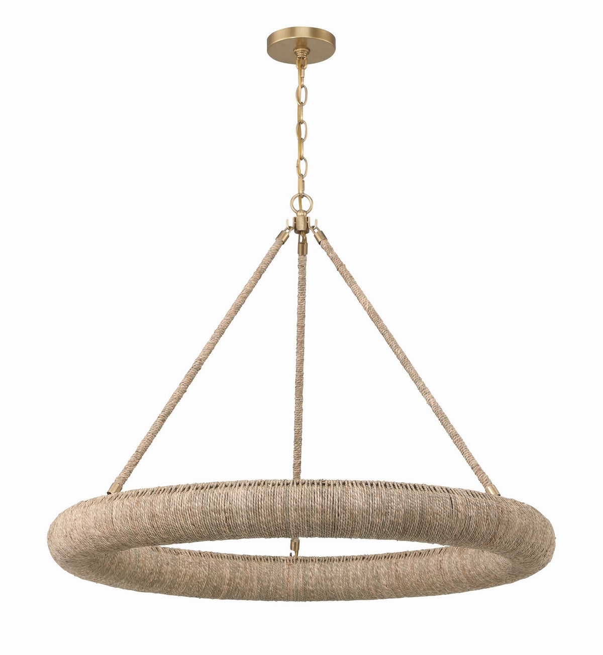 Oakley LED Chandelier in Soft Gold