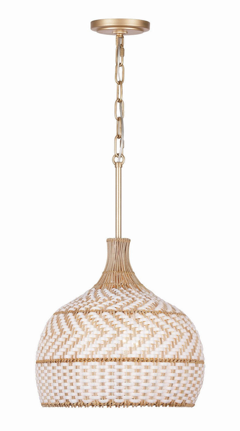 Zanzibar Three Light Pendant in Soft Gold