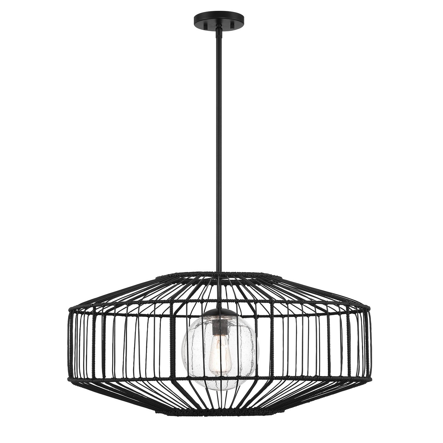 Suspension Marcy noire mate