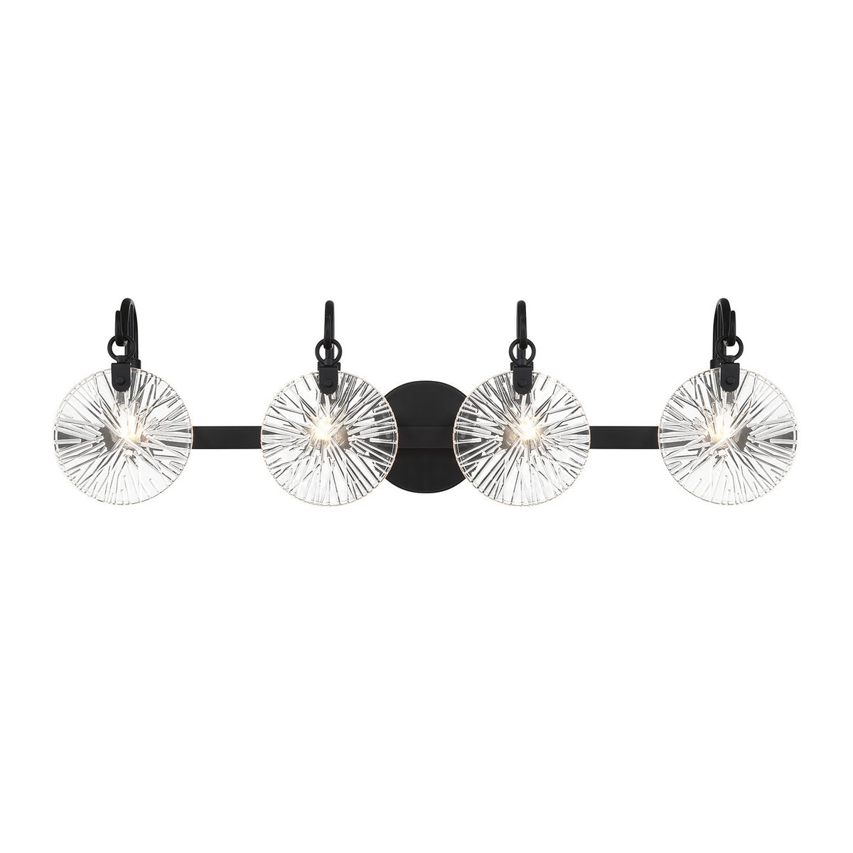 Meuble lavabo Addison à quatre lampes