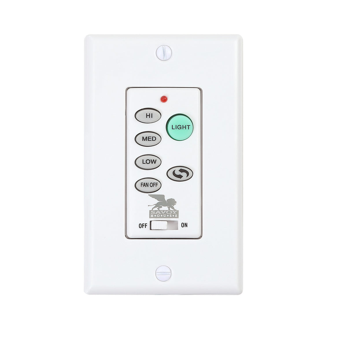 Wall Control and Receiver in White