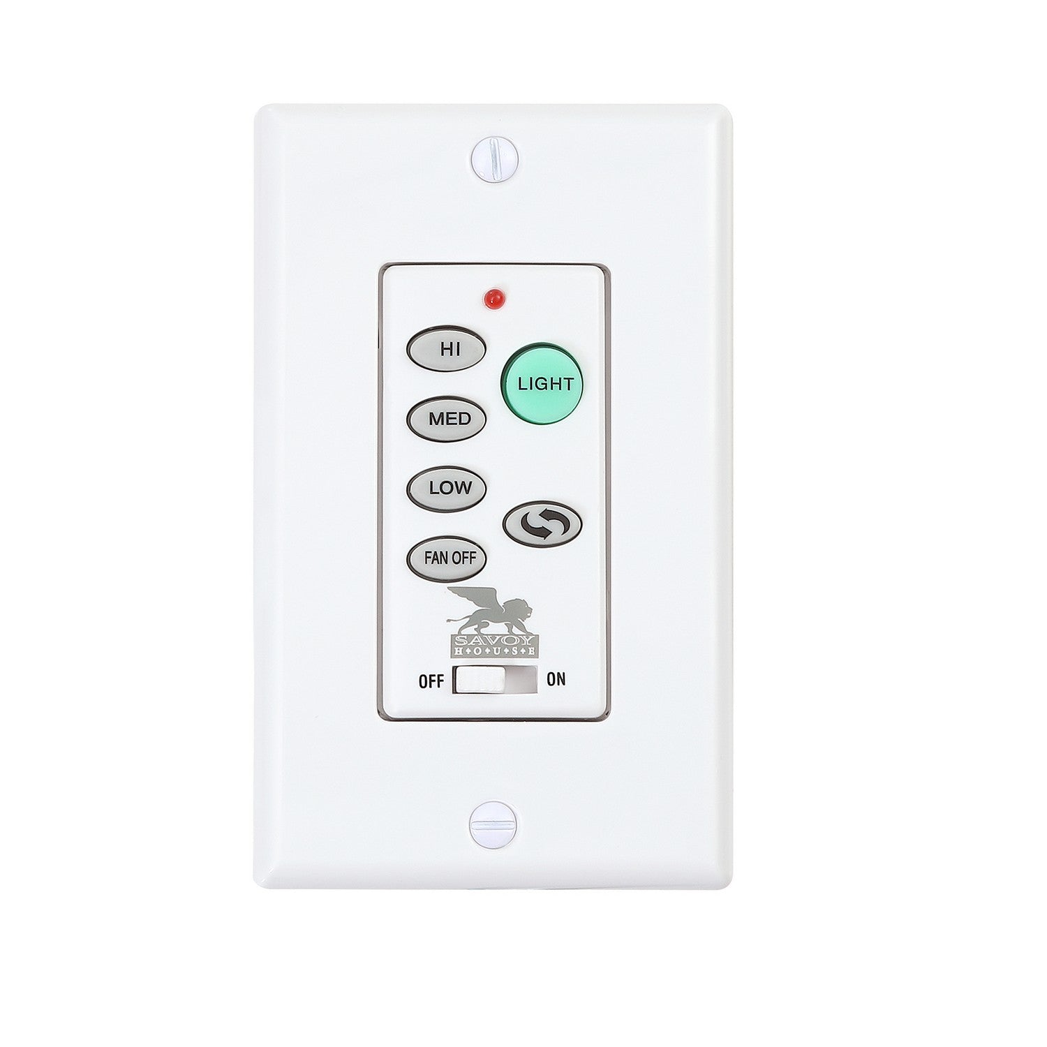 Wall Control and Receiver in White