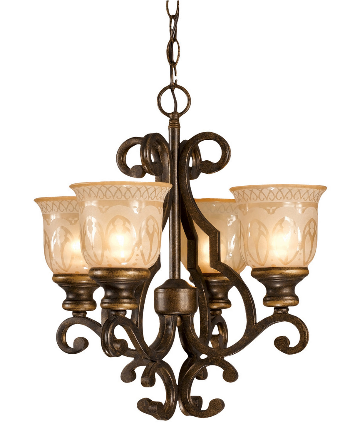 Norwalk Four Light Mini Chandelier