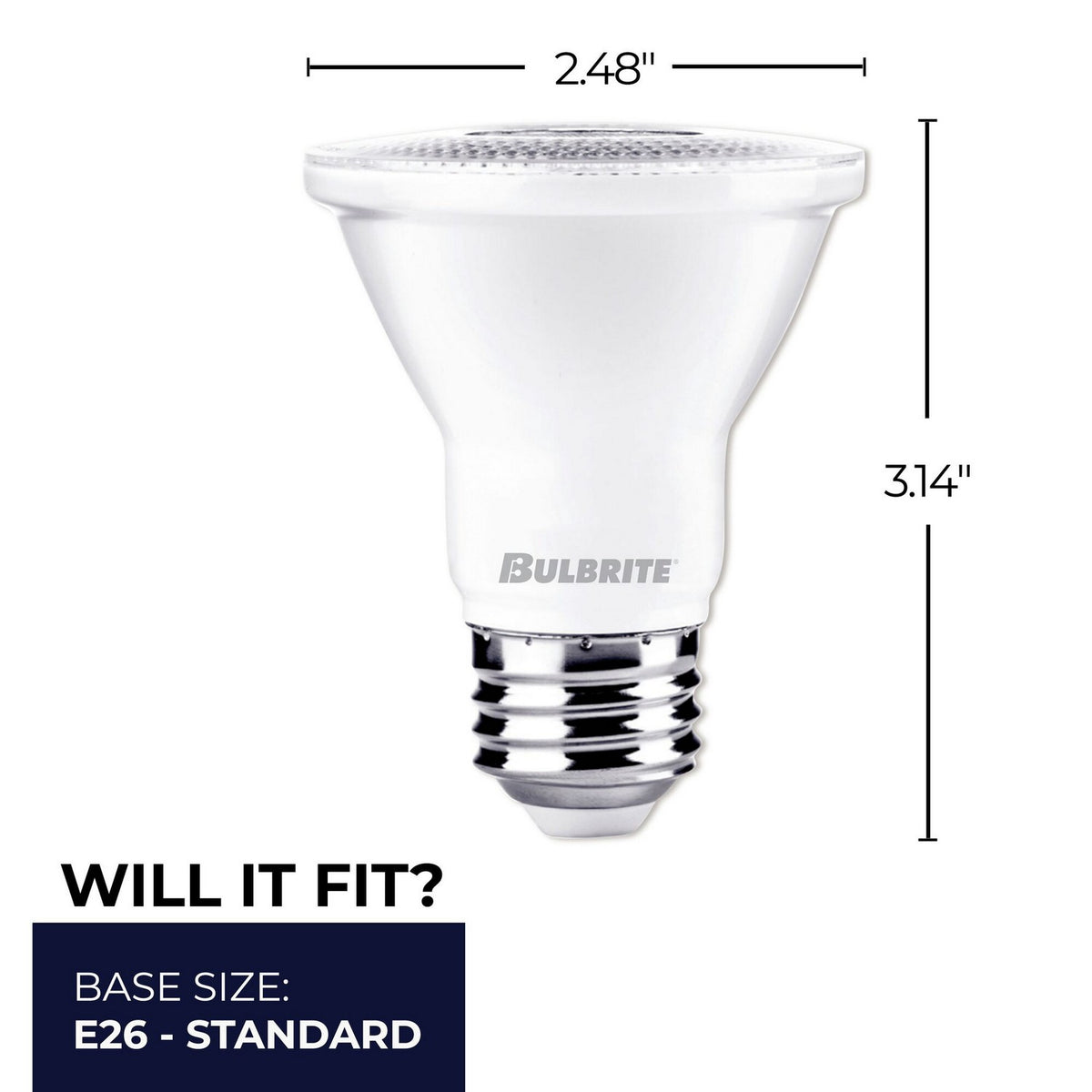 5 Light Bulb in White
