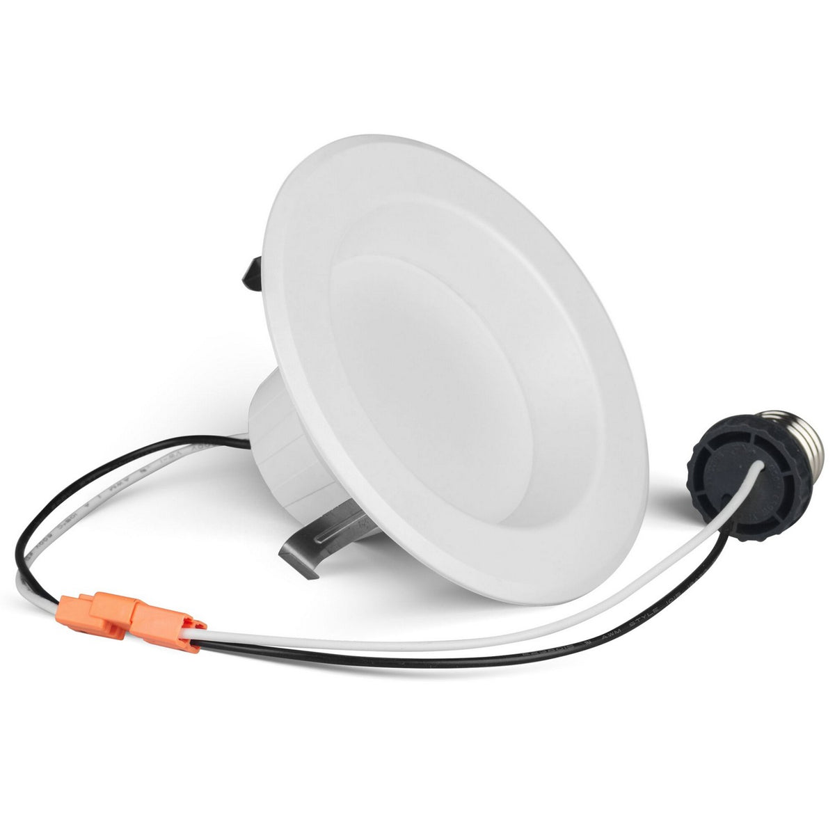 Recessed Downlight in White Round - Smooth Trim - Regressed