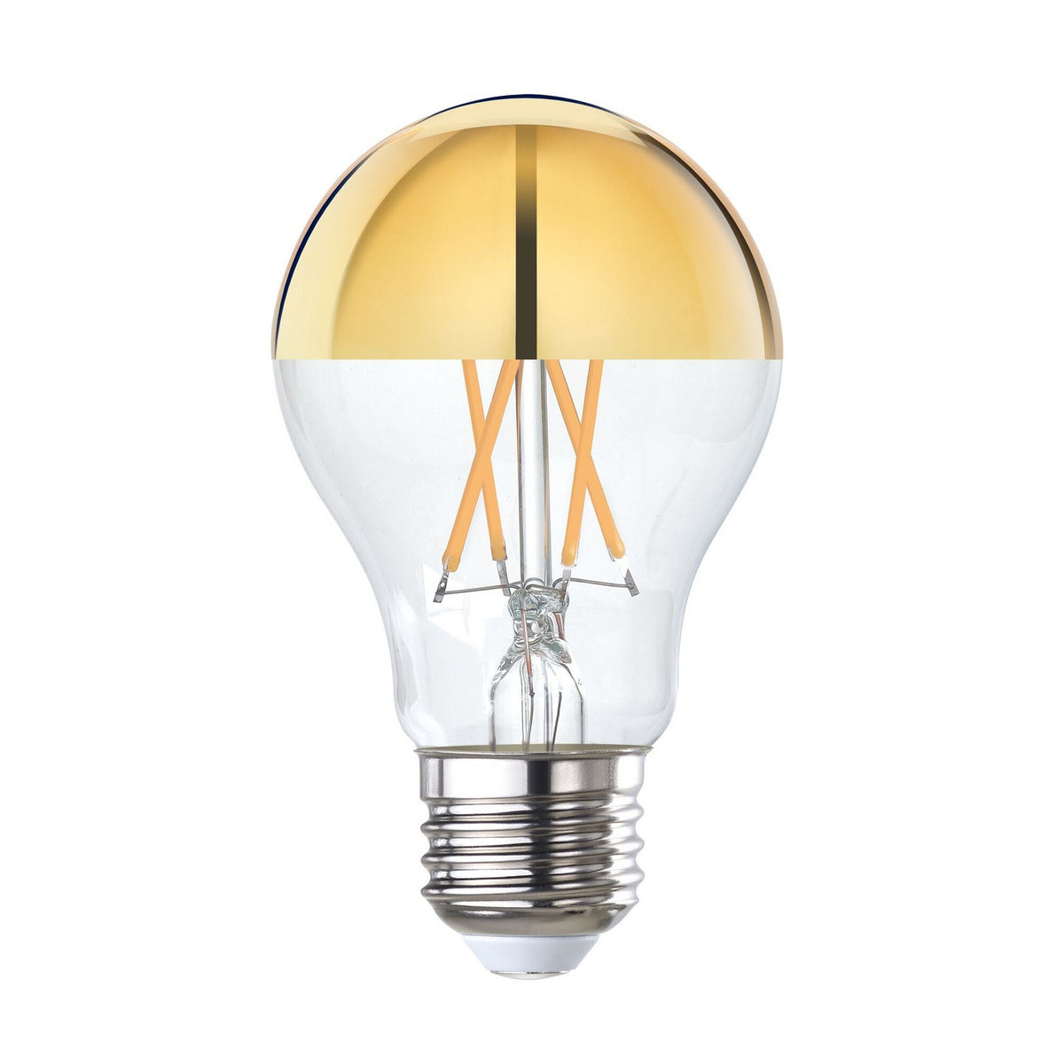Half Series Light Bulb in Half Gold