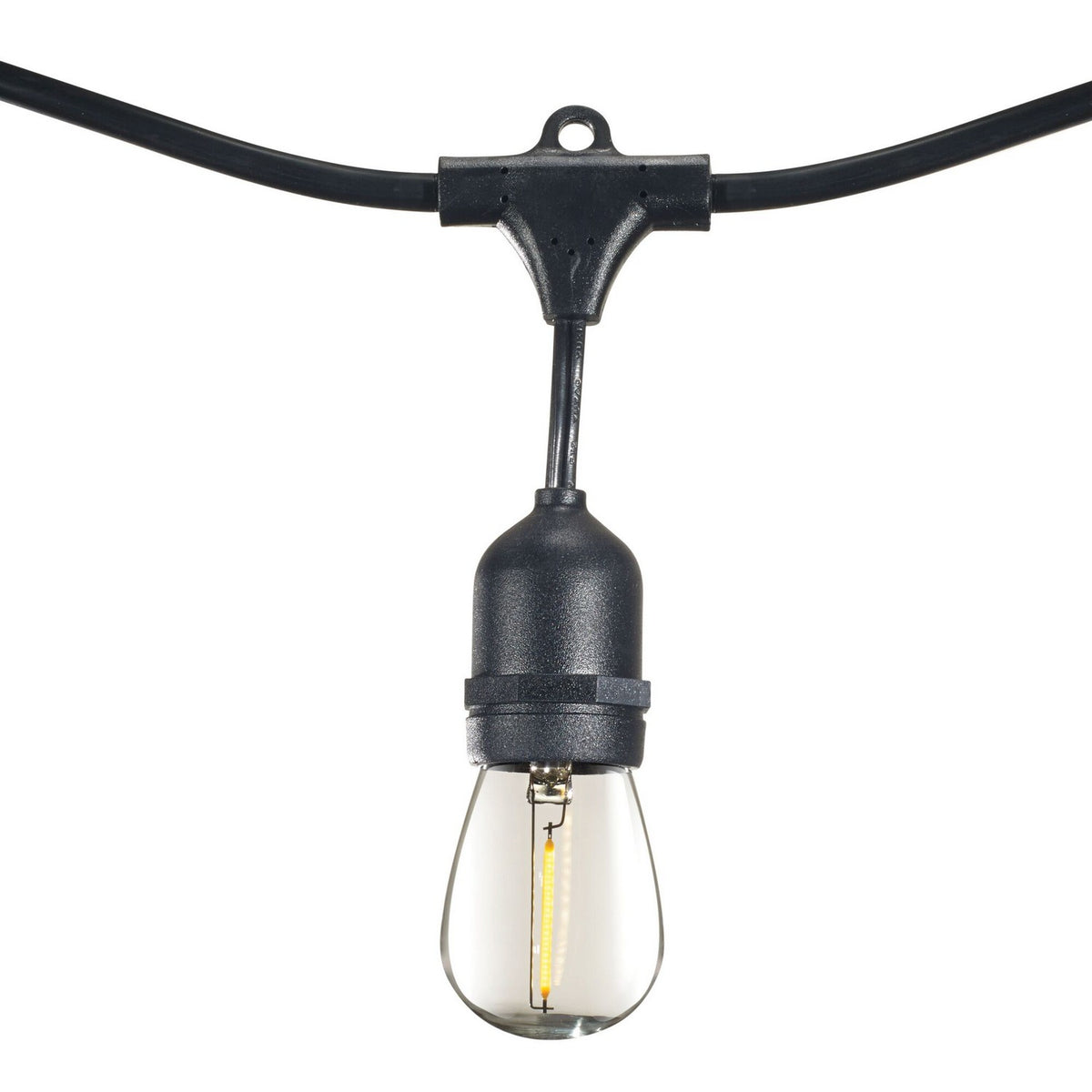 String Light in Black