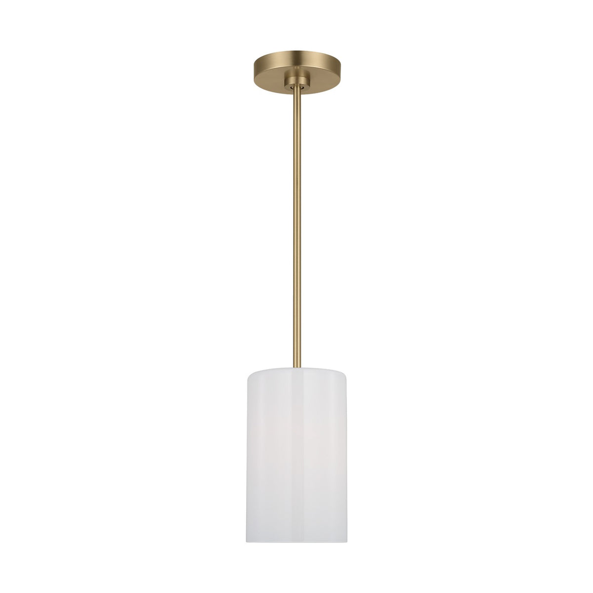 Rhett One Light Mini Pendant in Satin Brass