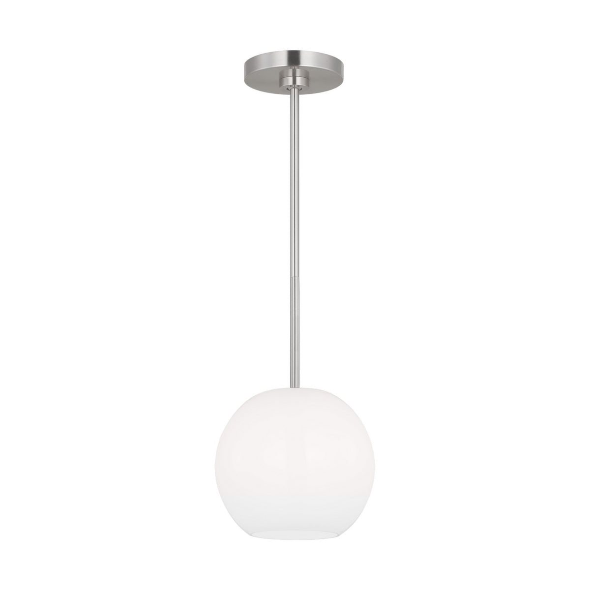 Rory One Light Mini Pendant in Brushed Steel