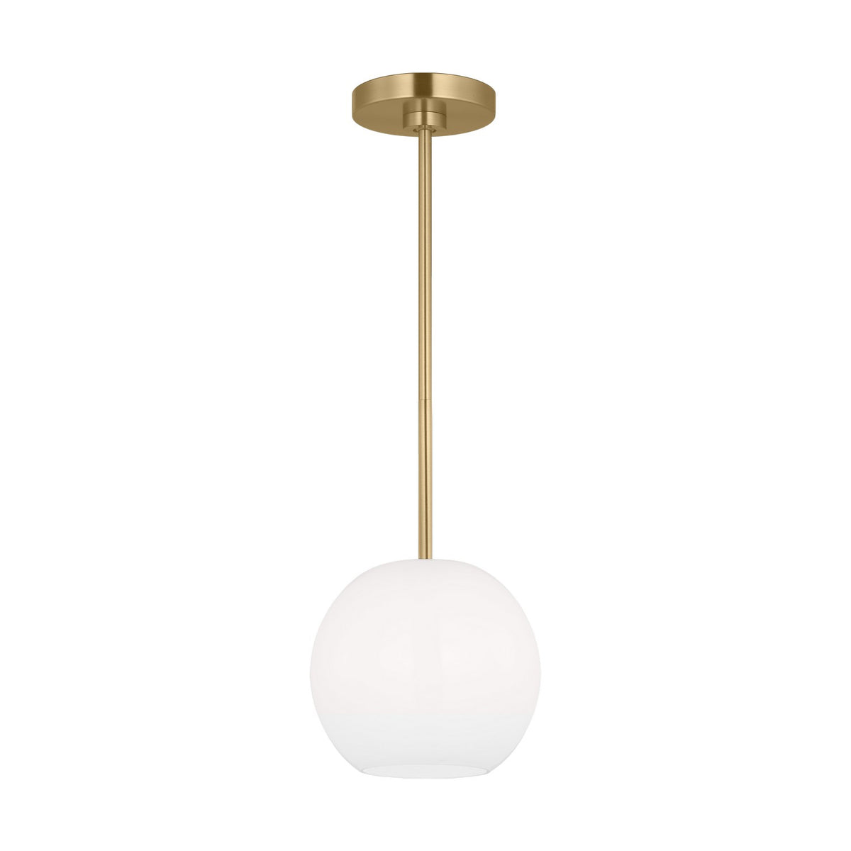 Rory One Light Mini Pendant in Satin Brass