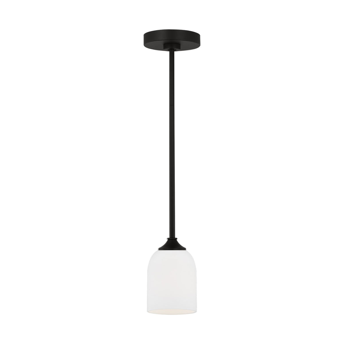 Emile One Light Mini Pendant in Midnight Black