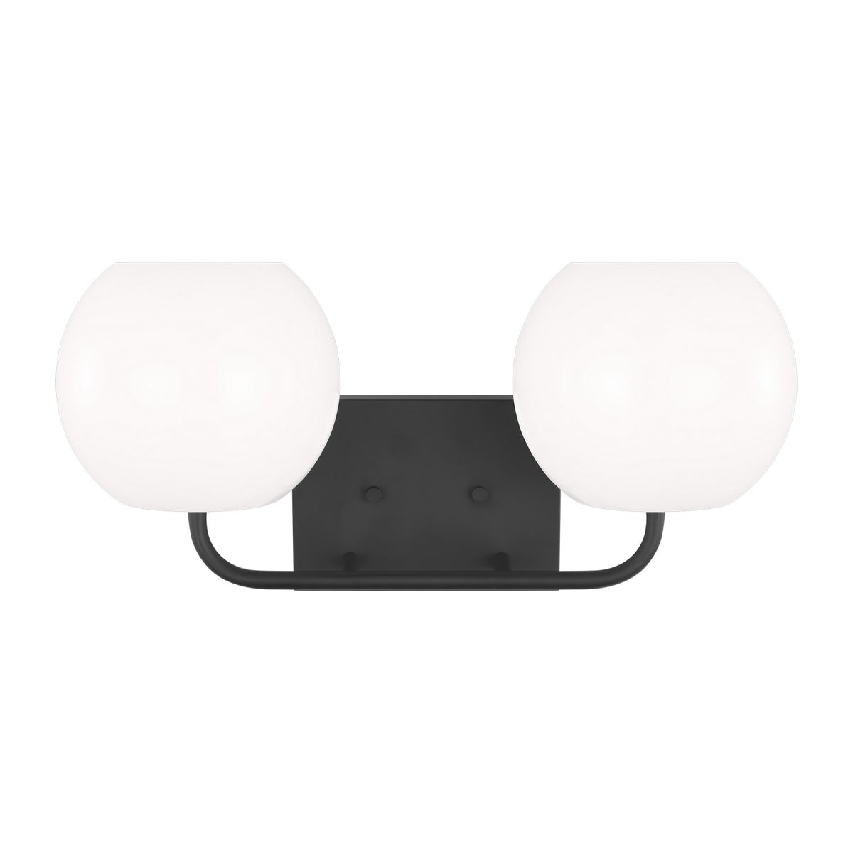 Rory Two Light Vanity in Midnight Black