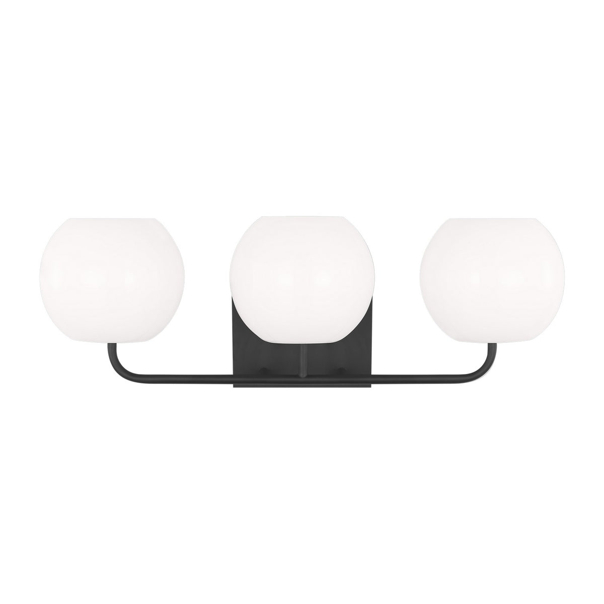 Rory Three Light Vanity in Midnight Black