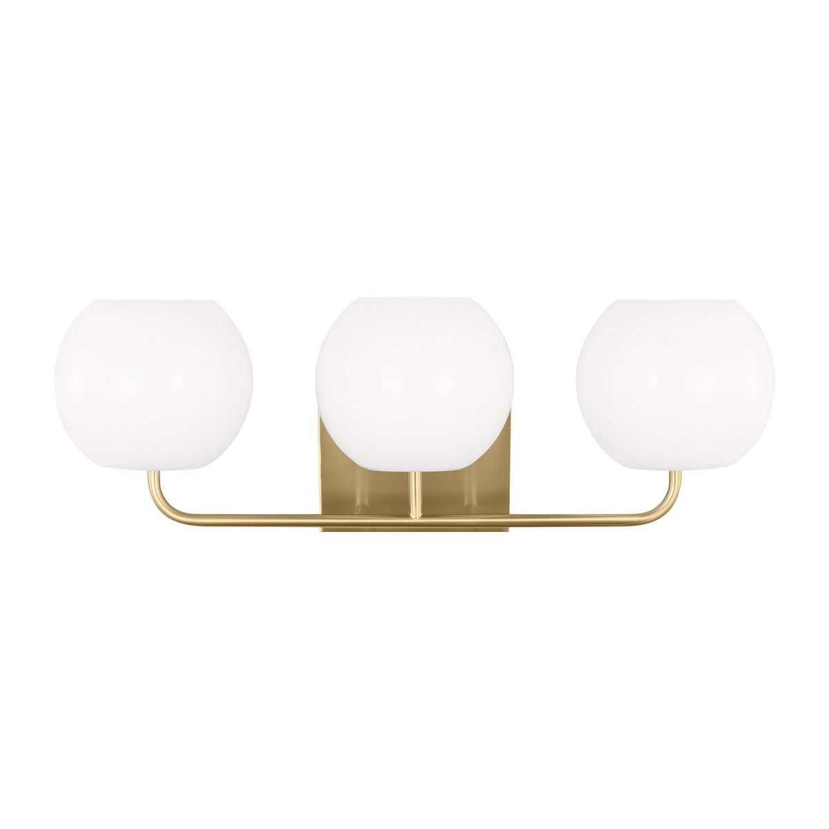 Rory Three Light Vanity in Satin Brass