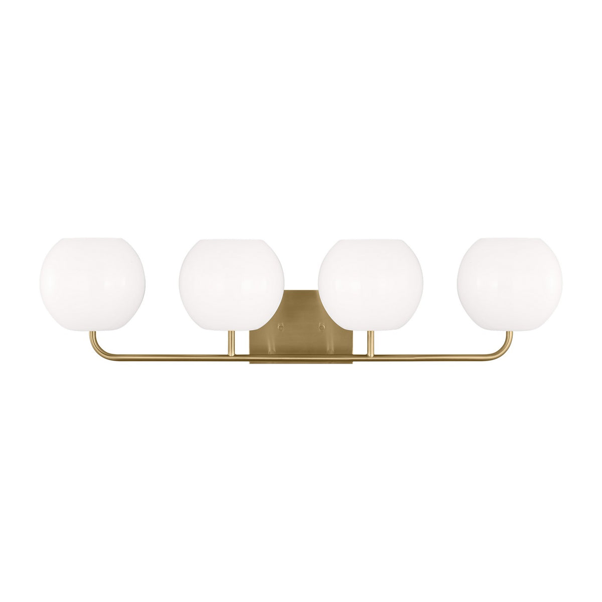 Rory Four Light Vanity in Satin Brass