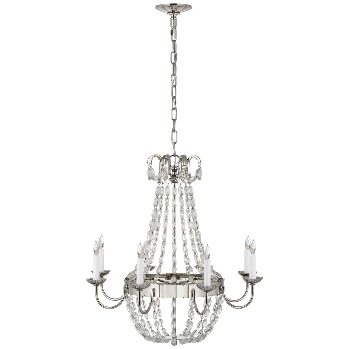Paris Flea Market Eight Light Chandelier