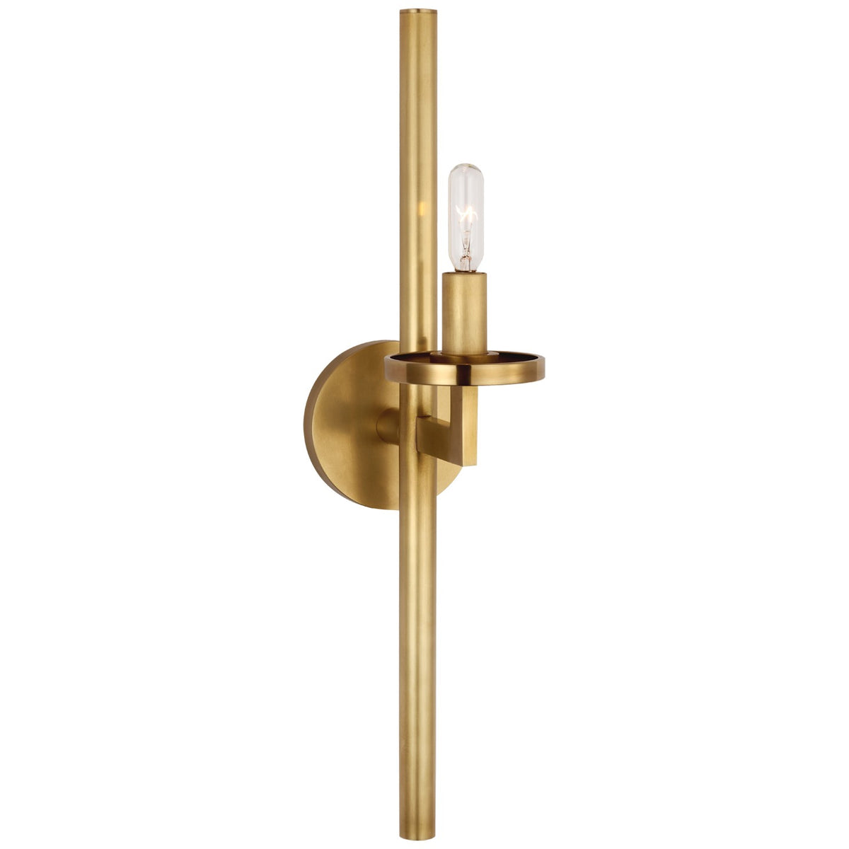 Liaison One Light Wall Sconce in Antique-Burnished Brass