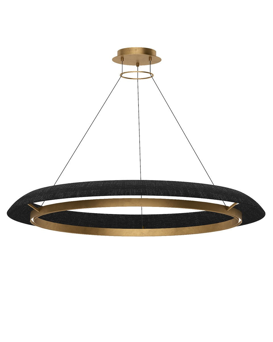 Noa LED Chandelier in Hand Rubbed Antique Brass