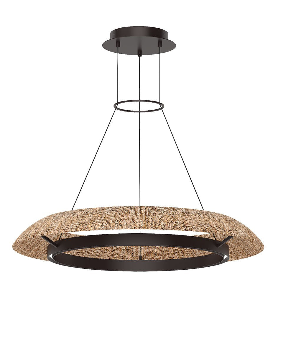 Noa LED Chandelier in Bronze
