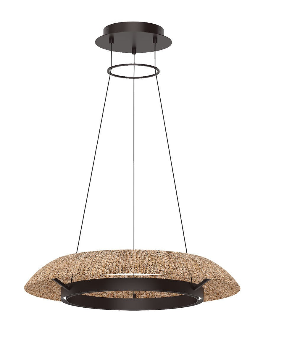 Noa LED Chandelier in Bronze