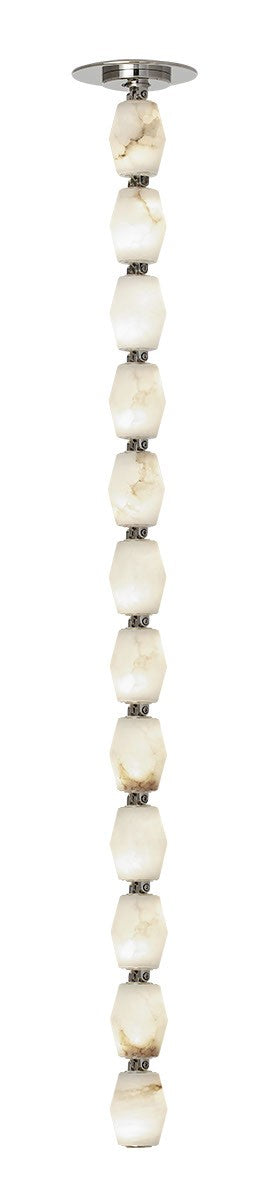 Collier LED Pendant in Polished Nickel