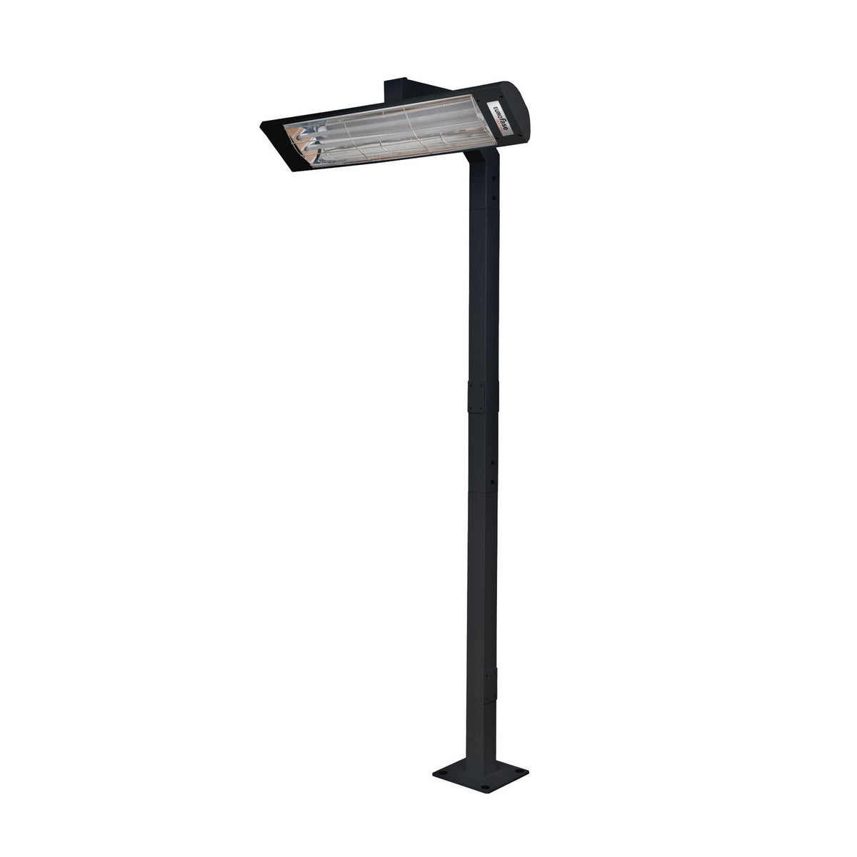 Pole Mount Pole Mount With Single Crossbar in Black