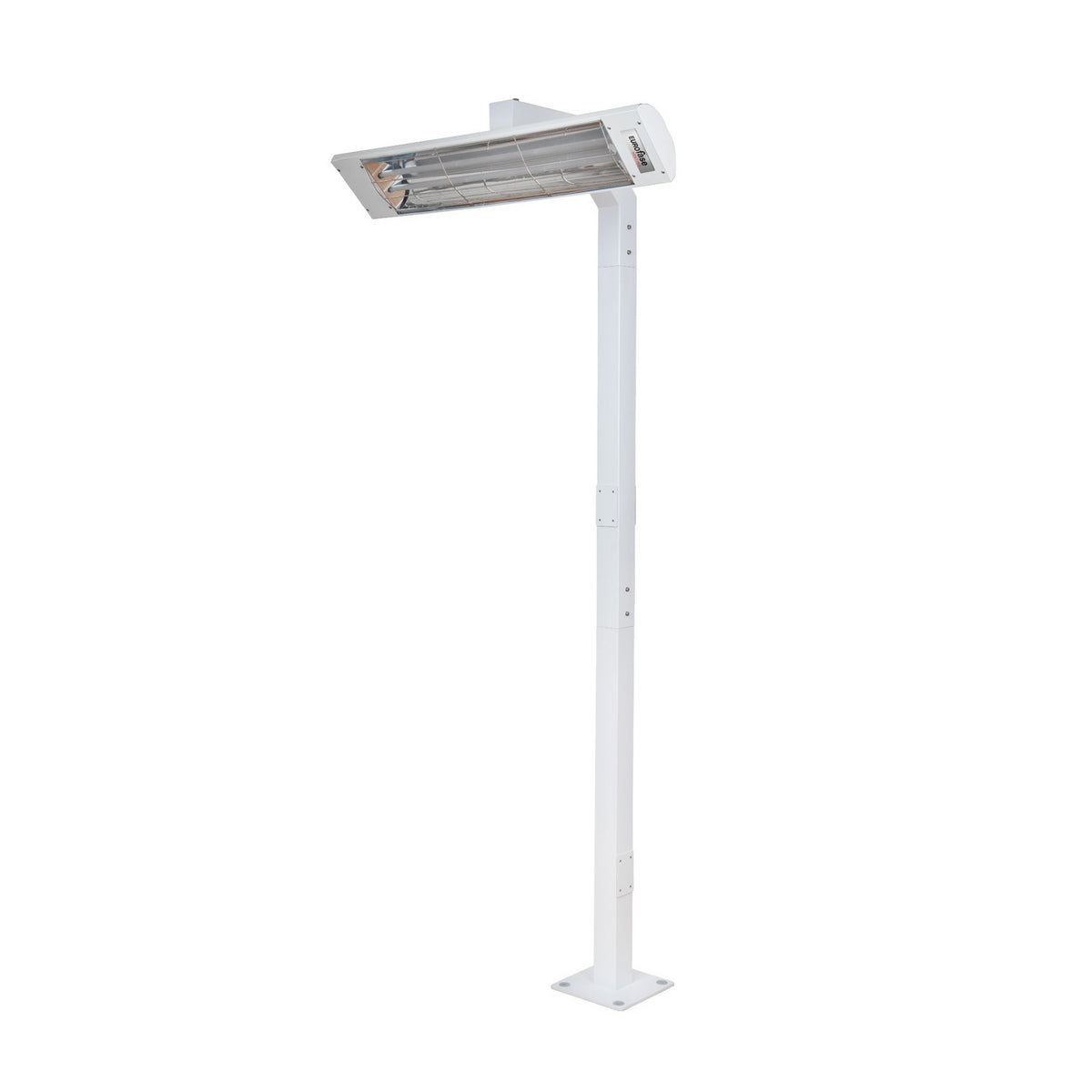 Pole Mount Pole Mount With Single Crossbar in White