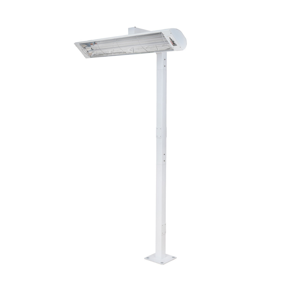 Pole Mount Pole Mount With Single Crossbar in White